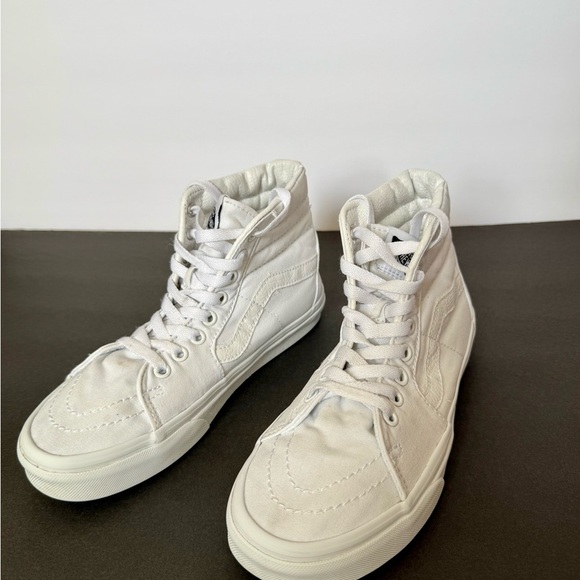 Vans White High-Top Sneakers women 7.5 - Picture 1 of 12
